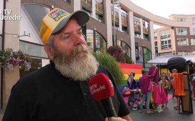 Voorzitter Jos te zien bij RTV Utrecht over Pride Amersfoort