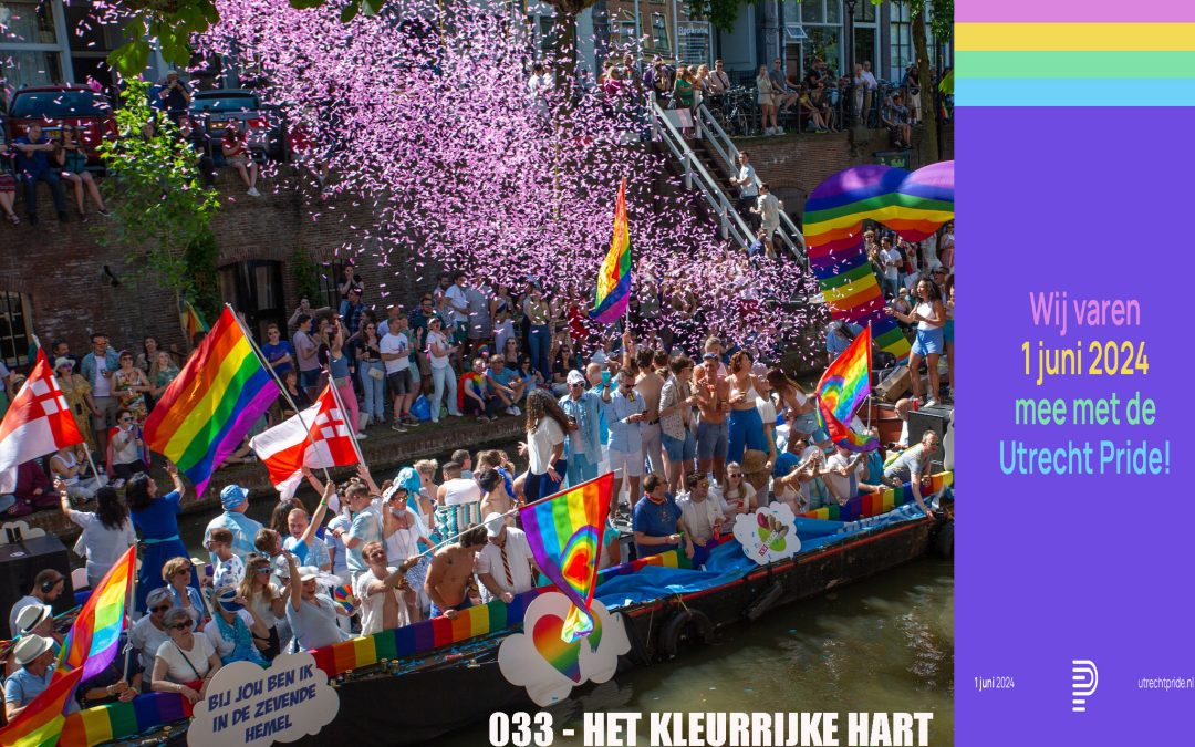 We varen weer mee met Utrecht Canal Pride!